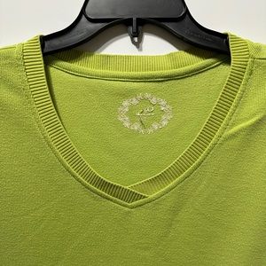 26/28W Cato Green Blouse